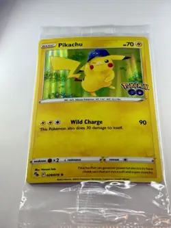 Pokemon GO TCG Pikachu 028/078 Promotional Sealed Pokemon Card - Image 4
