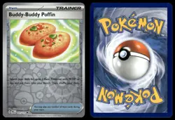 BUDDY-BUDDY POFFIN 101/131 SV: PRISMATIC EVOLUTIONS REVERSE HOLO POKEMON NM - Image 1