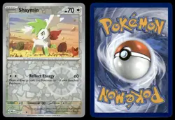 SHAYMIN 087/131 UNCOMMON PRISMATIC EVOLUTIONS REVERSE HOLO POKEMON NM - Image 1