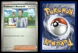 PROFESSOR'S RESEARCH [PROFESSOR ELM] 123/131 PRISMATIC POKEMON REVERSE HOLO NM - Image 1