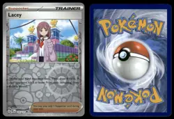 LACEY - 114/131 114/131 SV: PRISMATIC EVOLUTIONS REVERSE HOLO POKEMON NM - Image 1