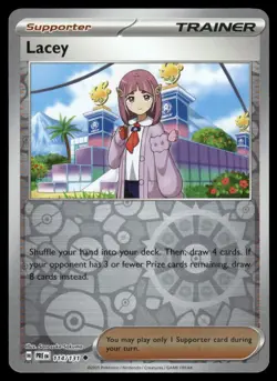 LACEY - 114/131 114/131 SV: PRISMATIC EVOLUTIONS REVERSE HOLO POKEMON NM - Image 2