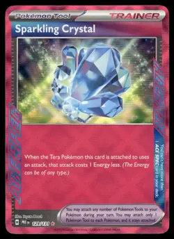 SPARKLING CRYSTAL 129/131 HOLO SV: PRISMATIC EVOLUTIONS POKEMON HOLO NM - Image 2