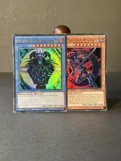 Magician of Black Chaos-YGLD-ENC01 Dark Magician of Chaos -YGLD-ENC02 PSA - Image 1
