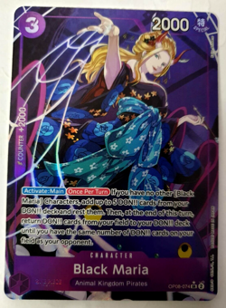 One Piece Two Legends - Black Maria - Super Rare Alt Art - OP08-074 NM - Image 1
