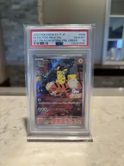 Pokemon Pikachu Promo Card PSA 10 Detective Pikachu Returns 098/Sv-p - Image 1