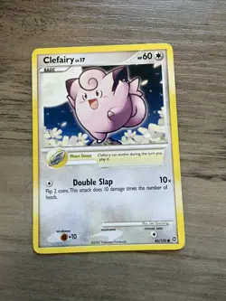 Clefairy 83/132 Diamond & Pearl Secret Wonders Pokemon Card LP - Image 1