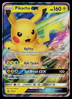 Pokemon Card - Pikachu GX - Sun & Moon Promo SM232 Holo Promo - Image 1