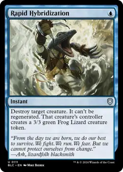 Rapid Hybridization 111 Uncommon Commander: Bloomburrow Near Mint - Image 1