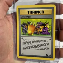 Challenge! 74/82 Team Rocket Pokemon Unlimited Vintage Vtg NM Nintendo Card TCG - Image 2