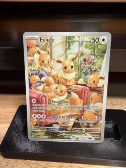 Eevee 188/167 Sv06: Twilight Masquerade Holo Full Art - Pokemon TCG - Image 1