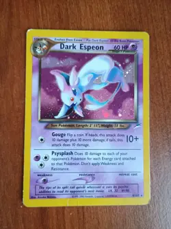 2002 Pokemon Neo Destiny Dark Espeon 4/105 Holo - Rare WOTC MP Moderately Played - Image 1