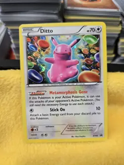 2015 Ditto Black Star Promos Holo Card XY40 PoKemon TCG (LP-NM) - Image 1