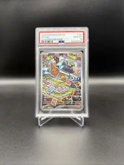 PSA 10 Rotom Illustration Rare 197 DRI EN Pokemon 197/182 Destined Rivals IR - Image 1