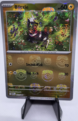 Pokemon Blitzle (Master Ball Pattern) 031/086 Sv: White Flare Holo 60 HP - Image 1