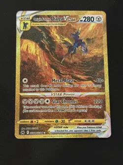 Origin Forme Dialga VSTAR GG68/GG70 Pokemon Crown Zenith Holo Mp/HP - Image 1