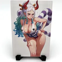 One Piece Yamato Sexy Anime Waifu Girl Doujin Lewd Goddess Story Holo Art Card - Image 1