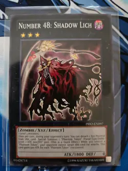 Number 48: Shadow Lich - PRIO-EN097 - NEAR MINT - Yugioh - Image 1