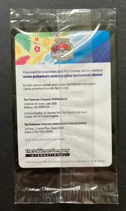 Pikachu World Championships SVP 190 Pokemon Card PROMO 2024 Worlds SEALED NEW - Image 2