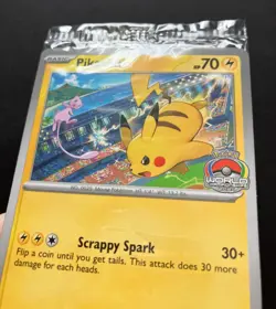 Pikachu World Championships SVP 190 Pokemon Card PROMO 2024 Worlds SEALED NEW - Image 4