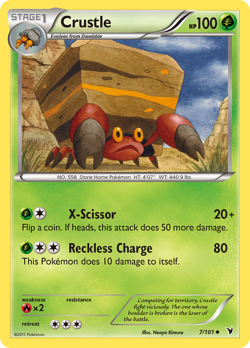 Crustle 7/101 Uncommon | Noble Victories | Pokemon Card - Image 1