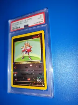Pokemon card holo Hitmonchan / Tygnon promo 2 Best Of Game 2003 PSA 9 Near Mint - Image 3