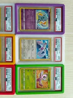 Pokemon Shining Legends 9 Card full set PSA 9 (Mew & Lugia PSA 8) 2017 - Image 5