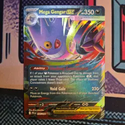 Mega Gengar Ex 056/094 Phantasmal Flames Pokemon Card - Image 1