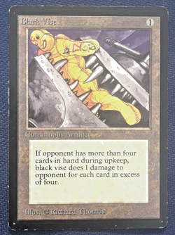 MTG BETA BLACK VISE PLAYED FREE SHIPPING - Image 1