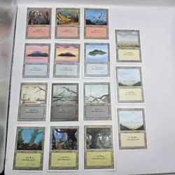 1994 Magic The Gathering Lands Every Type - Image 1