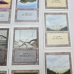1994 Magic The Gathering Lands Every Type - Image 4