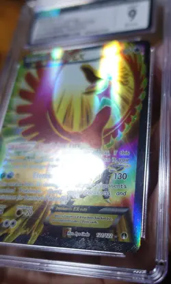 Ho-Oh EX 121/122 CGC 9 Incomplete Texture Error Misprint Breakpoint Pokemon Card - Image 5