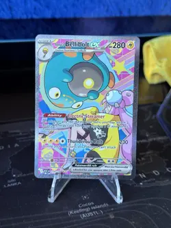 Pokemon TCG - Ascended Heroes Ionos Bellibolt EX SIR #279/217 NM Pack Fresh - Image 1