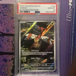 Pokemon TCG Yanma Destined Rivals ILLISTRATION Rare Card 183/182 GEM MINT 10 - Image 3