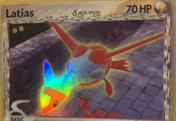 Latias Delta Species Rainbow Holo 2005 Electric + 2005 Energy Pokemon Cards - Image 5