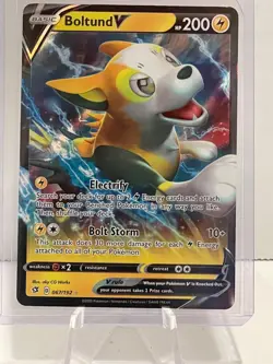 Pokemon Bolturd V Rebel Clash 067/192 Holo - Image 1