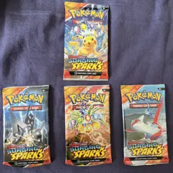 Pokemon Surging Sparks Scarlet Violet Sealed Booster Pack Random Cover Art - Image 1