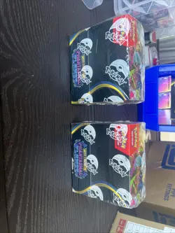 (2) 2025 Pokemon Mega Evolution Phantasmal Flames Factory Sealed Booster Box Lot - Image 1