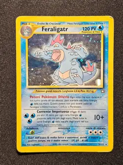 Pokemon Card Feraligatr Holo 5/111 Neo Genesis ITA italiano played PL vintage - Image 1