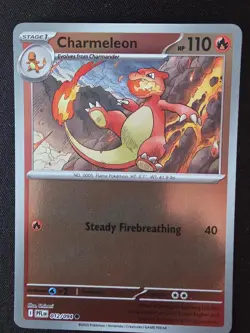 Charmeleon 012/094 Common Phantasmal Flames Pokemon Reverse Holo Near Mint - Image 1