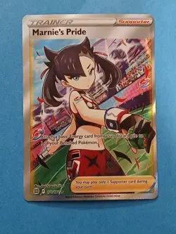 Pokemon Sword & Shield Brilliant Stars Marnie's Pride 171/172 Full Art Trainer - Image 1