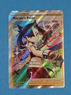 Pokemon Sword & Shield Brilliant Stars Marnie's Pride 171/172 Full Art Trainer - Image 2