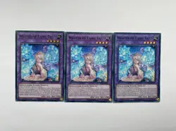 YuGiOh! Weaver of Fairy Tails x3 BLZD-EN033 Super Rare 1st Edition - Image 1