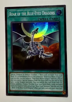 Roar of the Blue-Eyed Dragons - SDWD-EN019 - Super Rare - 1st Edition NM Yugioh - Image 1