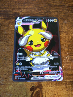 Albedo Pikachu Custom ACG DIY Fan Art Card - Image 1