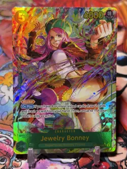JEWELRY BONNEY - One Piece TCG OP12-118 - AA Alt Art Super Rare SR - Image 1