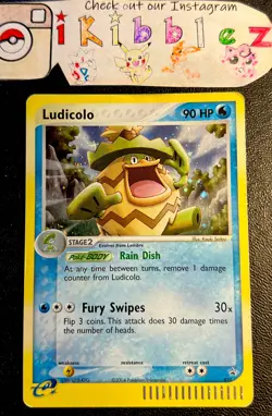 Ludicolo 020 MP Holo Vintage Wizards Black Star Pokemon Promo Card! - Image 1