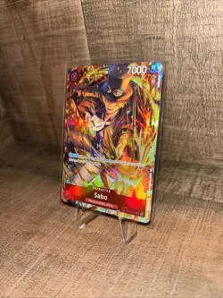 Sabo OP05-007 SR Illustration Box Vol.5 Promo One Piece Card Game English - Image 1