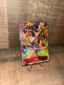 Sabo OP05-007 SR Illustration Box Vol.5 Promo One Piece Card Game English - Image 2