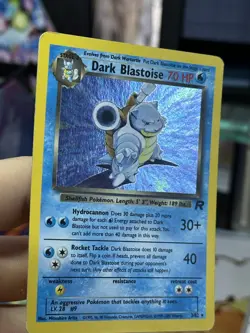 #7 Dark Blastoise 3/82 Team Rocket 2000 Holo Rare WOTC Pokemon Card TCG - Image 5